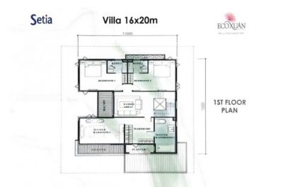 3. Biệt thự đơn lập DUY nhất của Ecoxuan lái thiêu 16x20 với 6 phòng ngủ cực kỳ rộng rãi 0933.786.717
